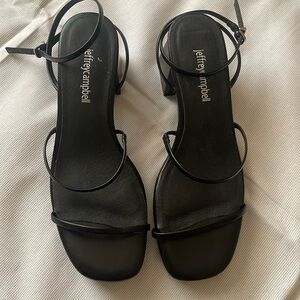 Jeffrey Campbell Black Platform Sandal